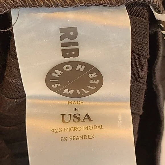 Simon Miller Rib Goomba Dress NWT Black Sleeveless Bodycon Womens XS - Picture 12 of 16